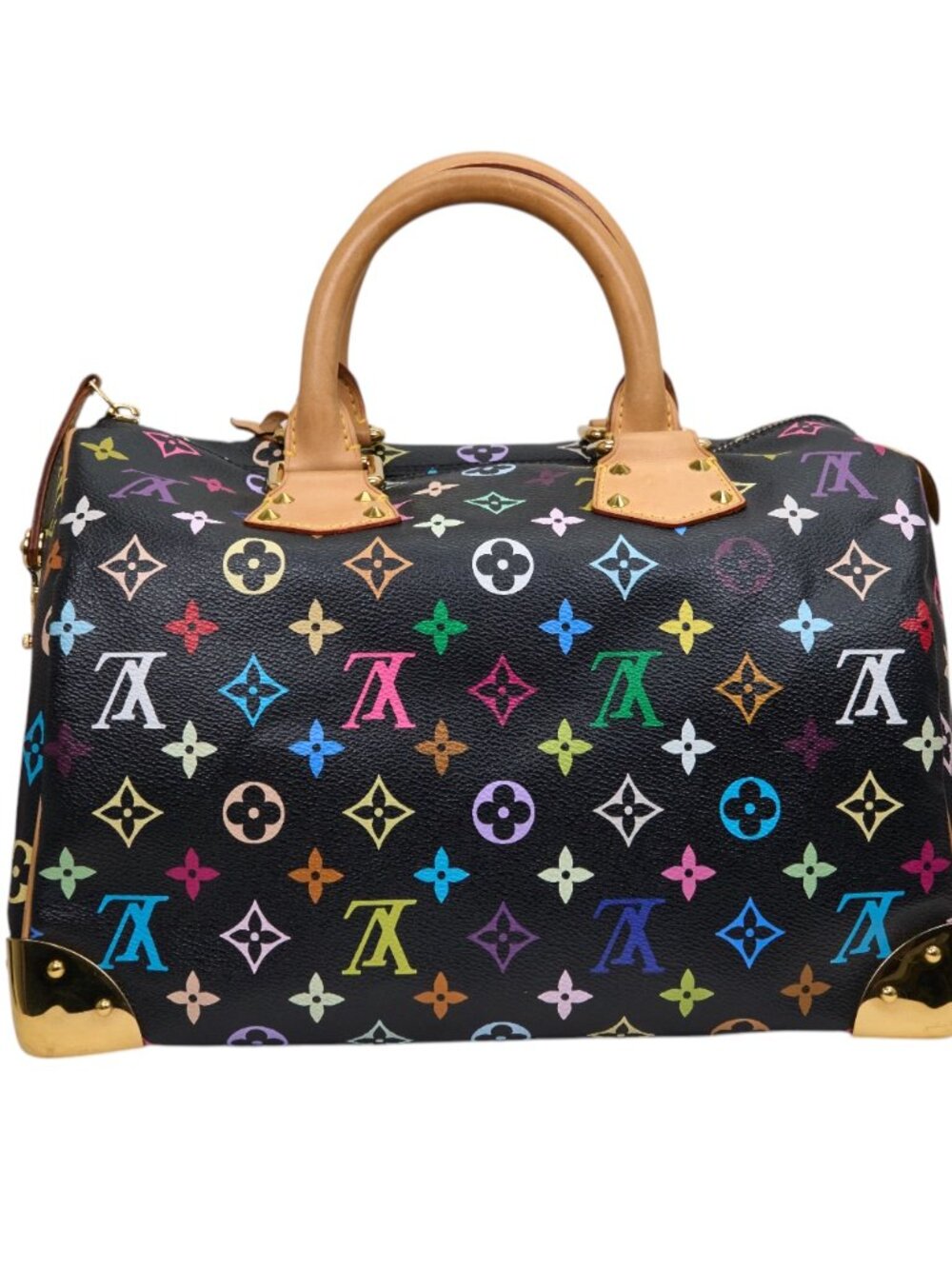 Louis Vuitton Speedy 30 Monogram Multicolore Noir - Picture 4 of 14
